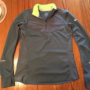 Nike Dri-Fit 1/4 zip Sage Green Medium pullover
